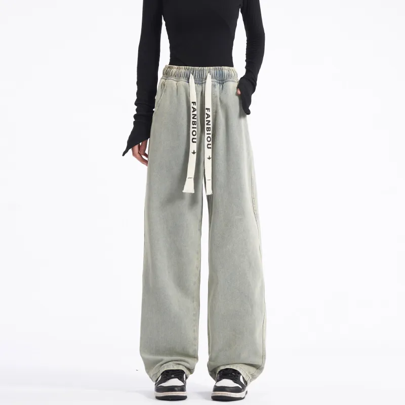FANBIOU Jeans Unisex-3