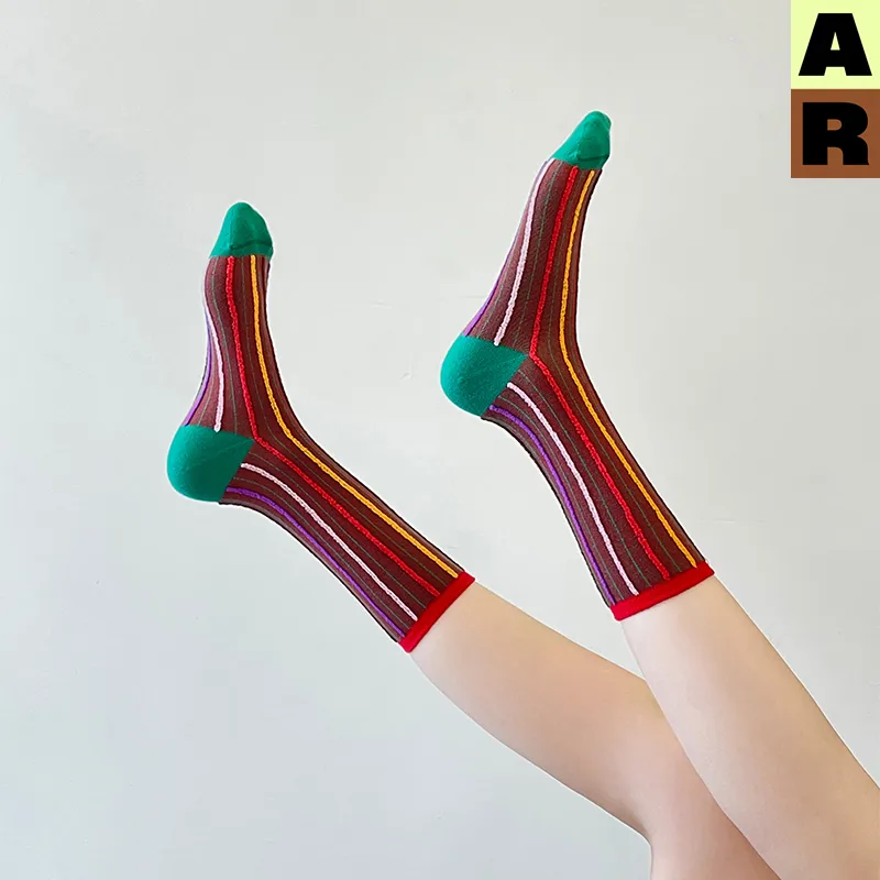 ALMOND ROCKS Women's Mid Calf Socks-10