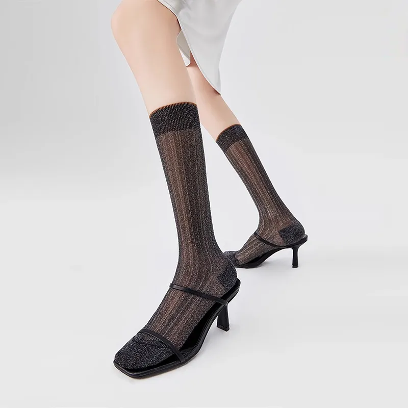 ALMOND ROCKS Mid Calf Socks Women's 1 Pack-7