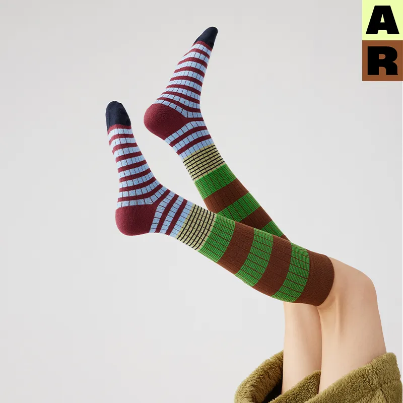 ALMOND ROCKS Unisex Knee high Socks-3