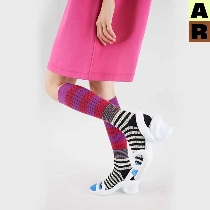 ALMOND ROCKS Unisex Knee high Socks-7