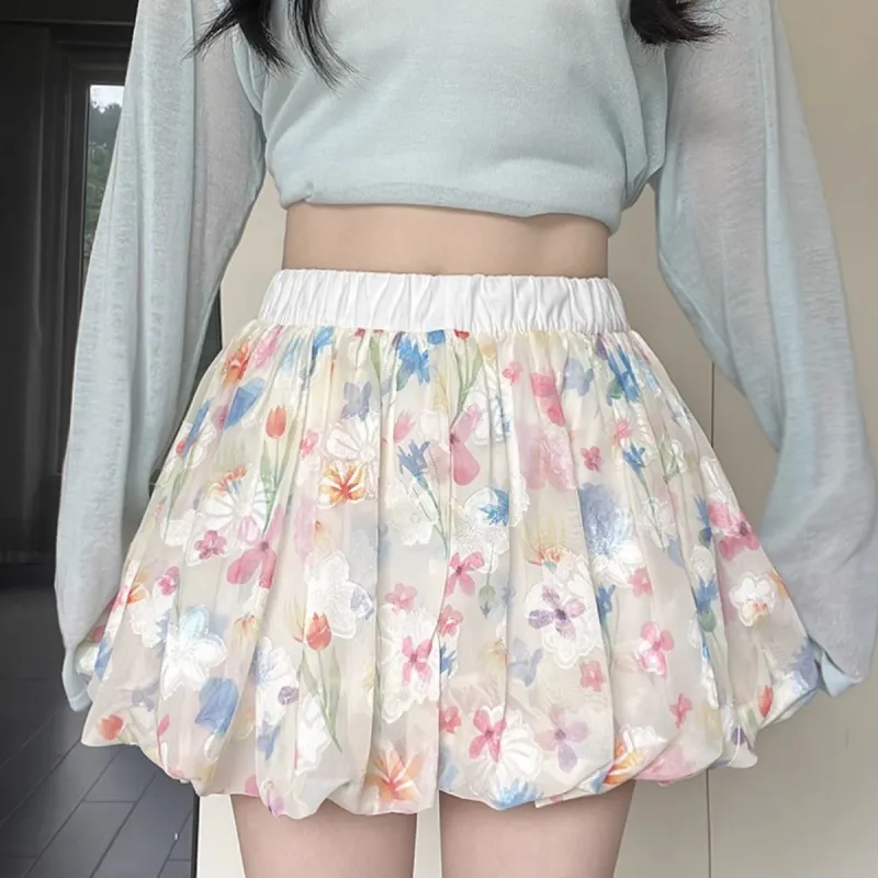 Ya Sheep People Casual Short Skirts Women's-1