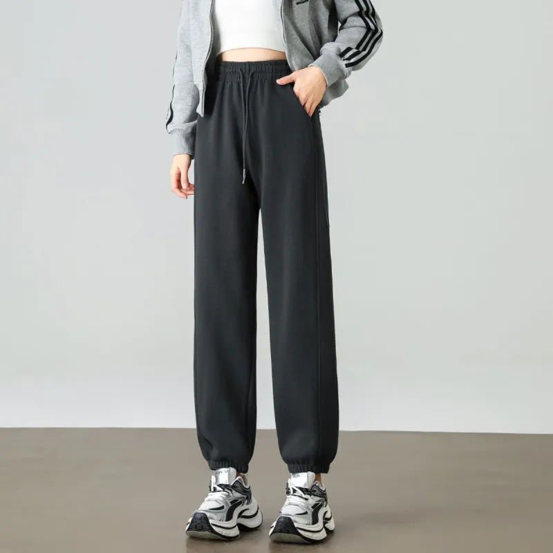 Ya Sheep People Casual Pants Women's Dark Gray-7