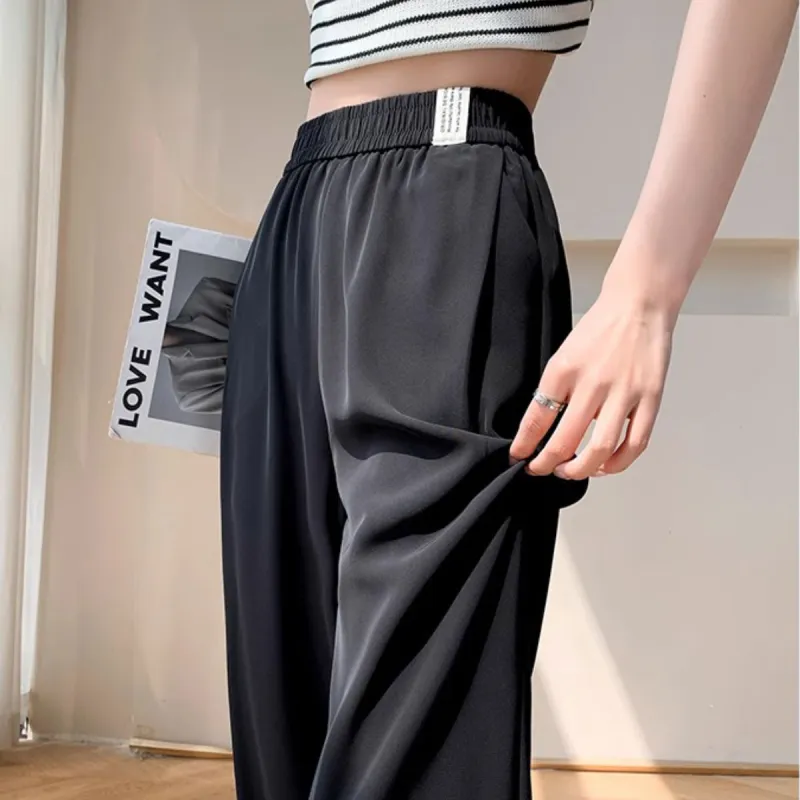 Ya Sheep People Casual Pants Women's Black-9