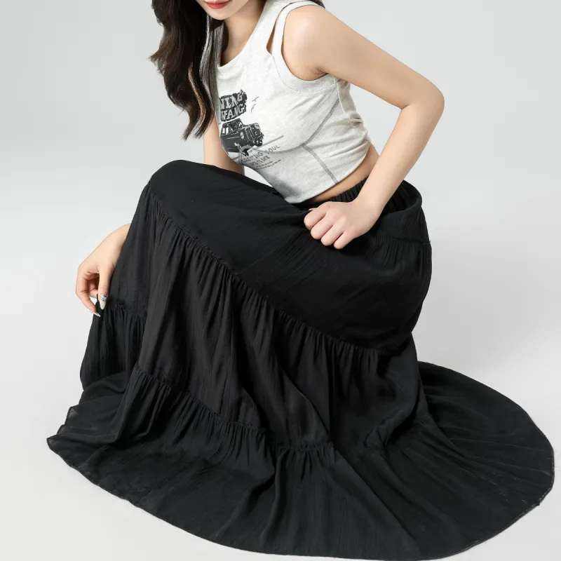 Ya Sheep People Casual Long Skirt Women's-43