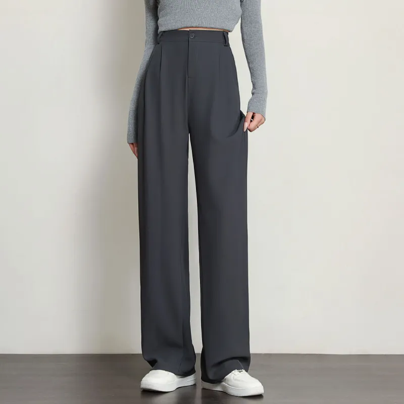 Ya Sheep People Casual Pants Women's Dark Gray-14