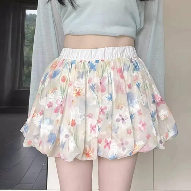 Ya Sheep People Casual Short Skirts Women's-2