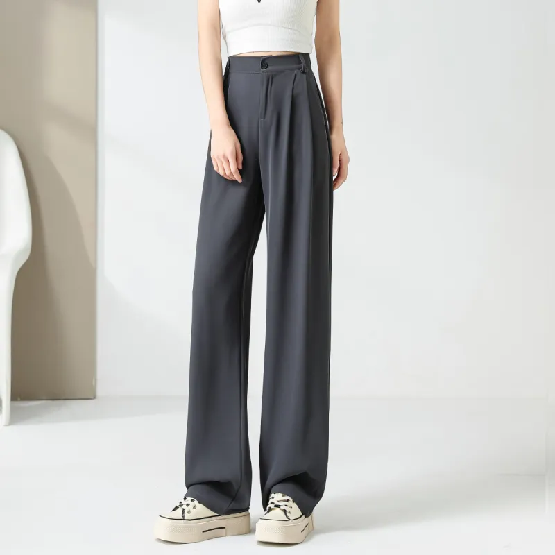 Ya Sheep People Casual Pants Women's Dark Gray-4