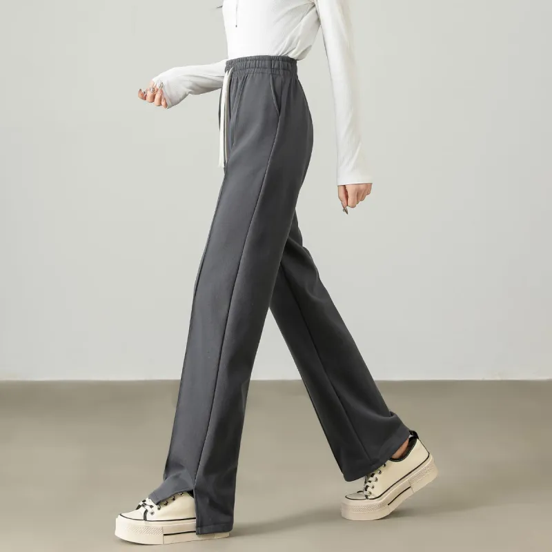 Ya Sheep People Casual Pants Women's Dark Gray-14