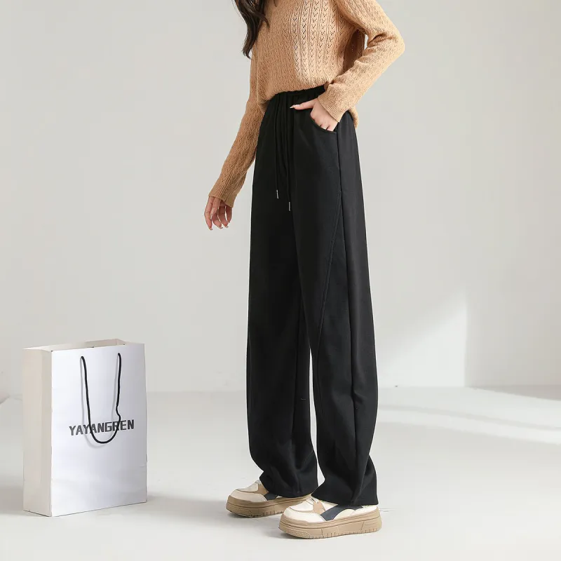 Ya Sheep People Casual Pants Women's Light Gray-43