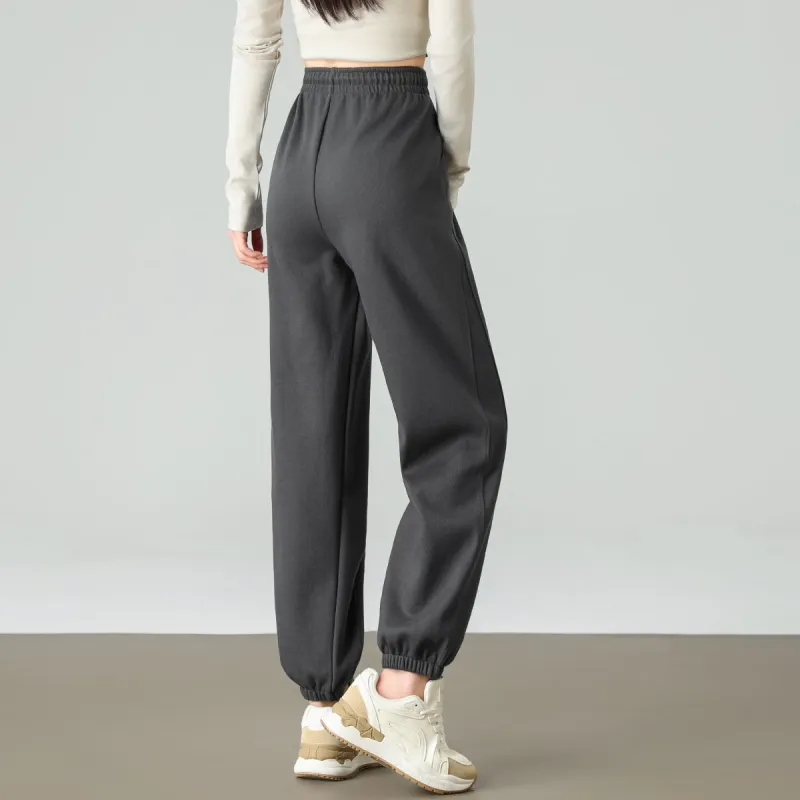 Ya Sheep People Casual Pants Women's Dark Gray-14