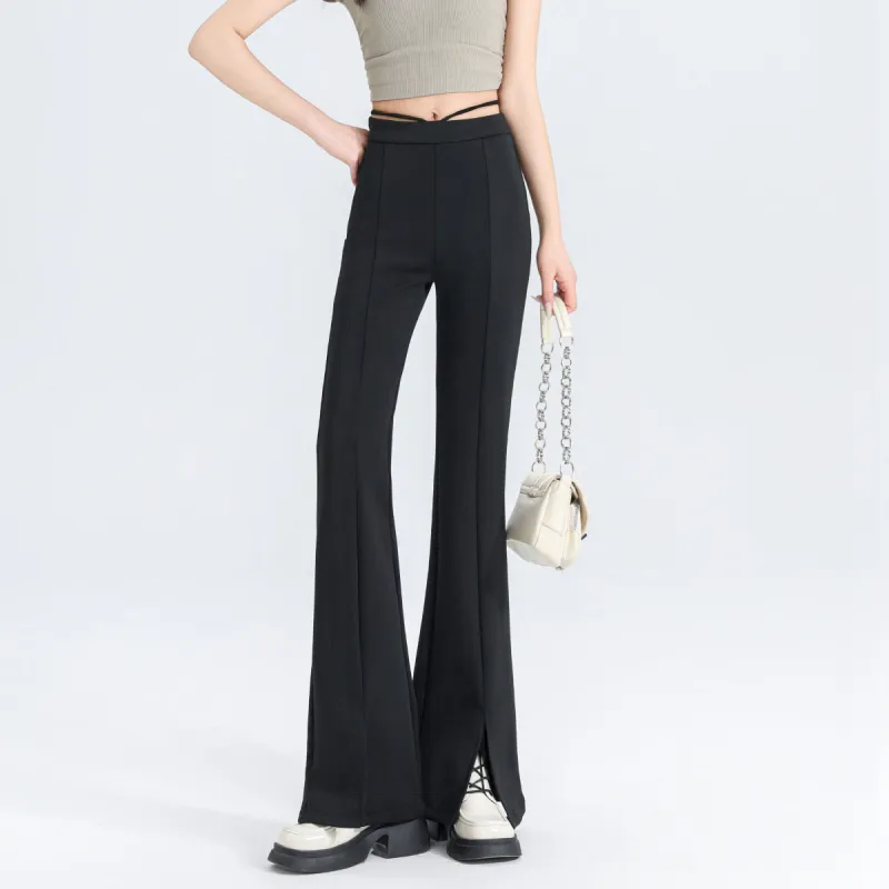 Ya Sheep People Casual Pants Women's Black-6