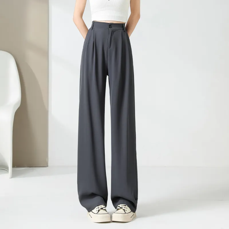 Ya Sheep People Casual Pants Women's Dark Gray-2