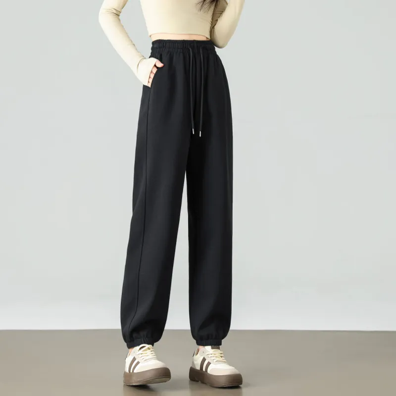 Ya Sheep People Casual Pants Women's Black-14