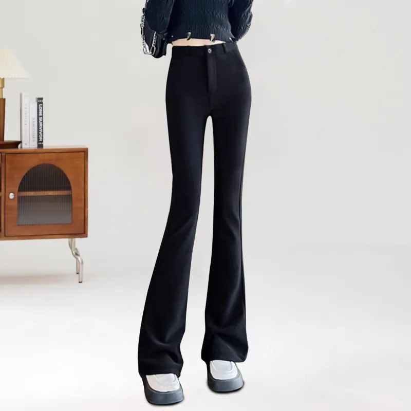Ya Sheep People Casual Pants Women's Black-1