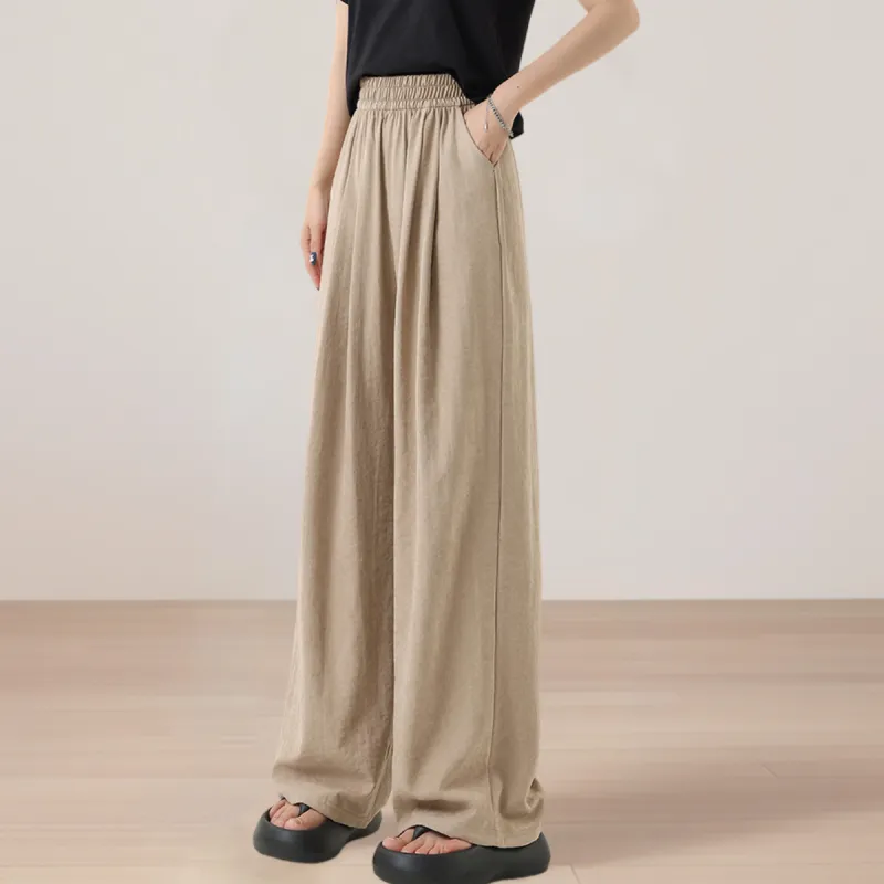 Ya Sheep People Casual Pants Women's Khaki-8