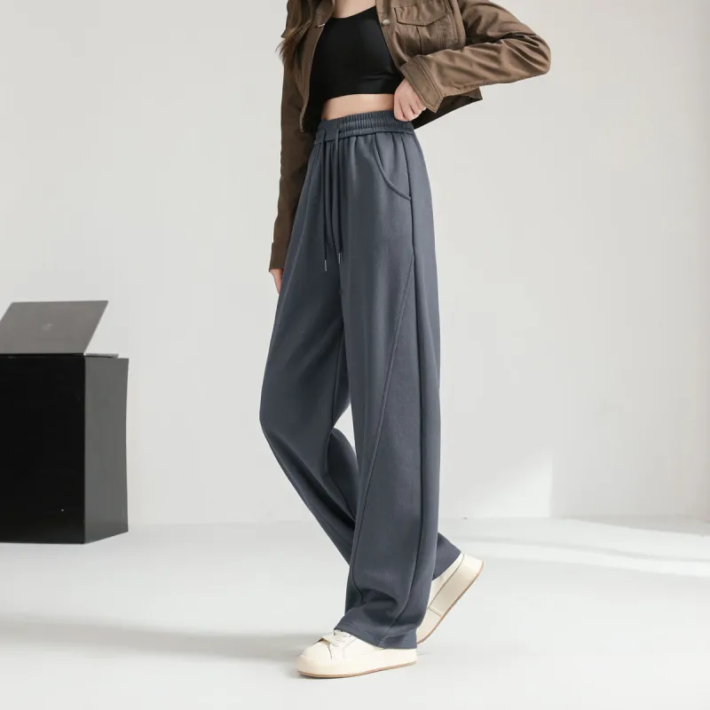 Ya Sheep People Casual Pants Women's Light Gray-28