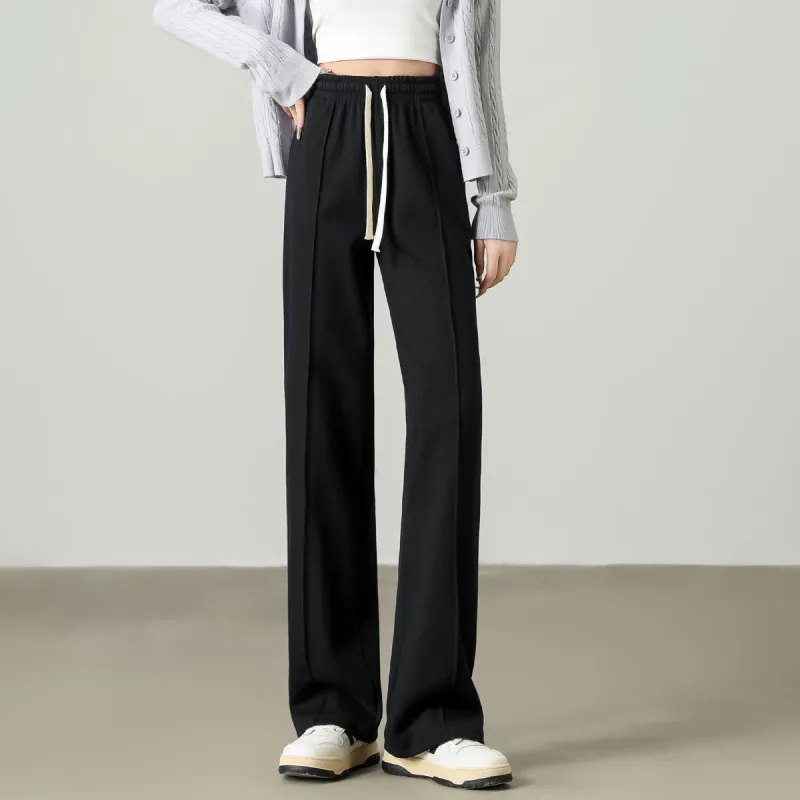 Ya Sheep People Casual Pants Women's Black-9