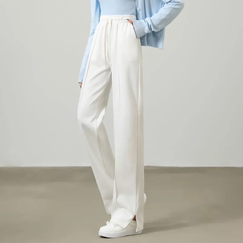Ya Sheep People Casual Pants Women's White-11