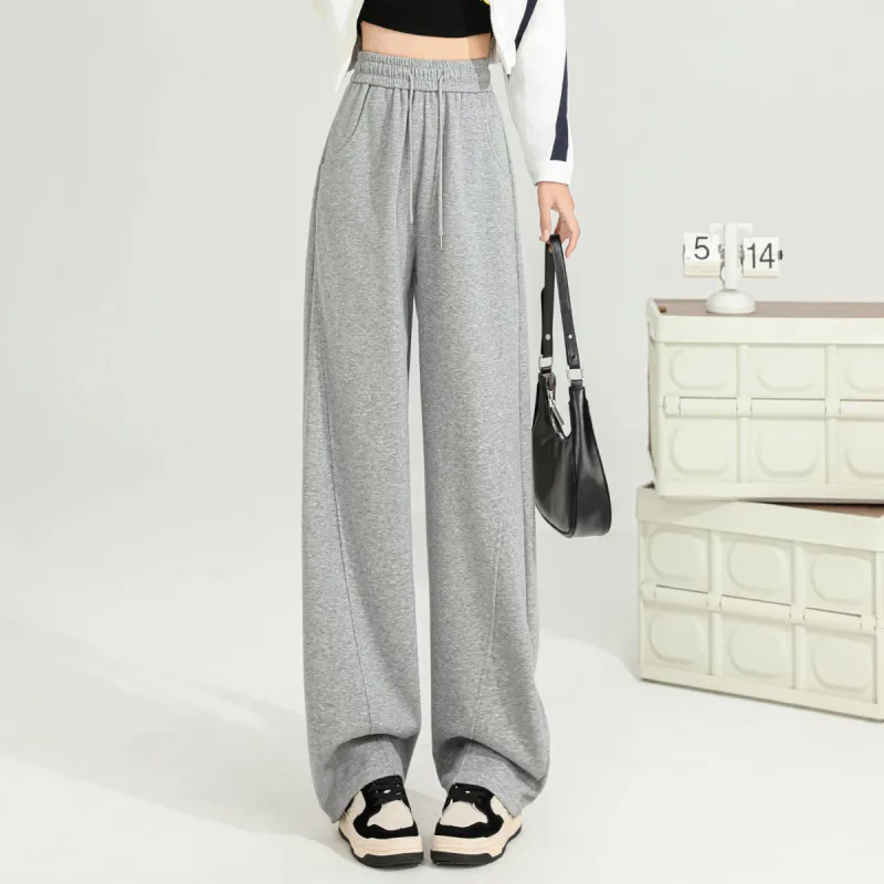 Ya Sheep People Casual Pants Women's Light Gray-14