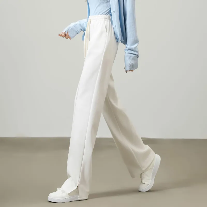 Ya Sheep People Casual Pants Women's White-4