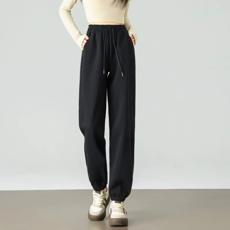 Ya Sheep People Casual Pants Women's Black-13
