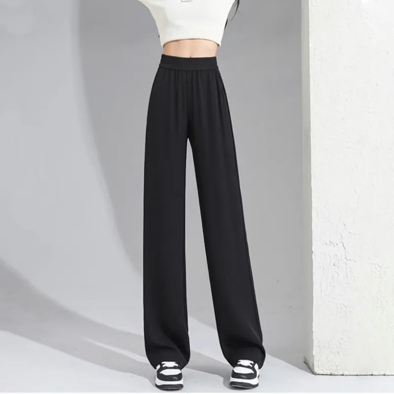 Ya Sheep People Casual Pants Women's Black-8