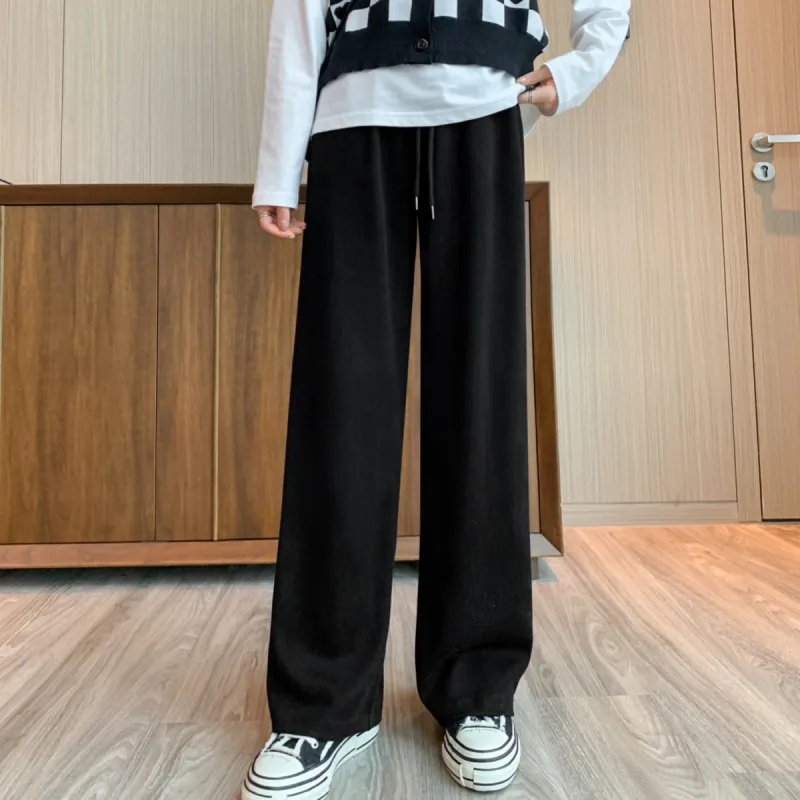 Ya Sheep People Casual Pants Women's Black-6