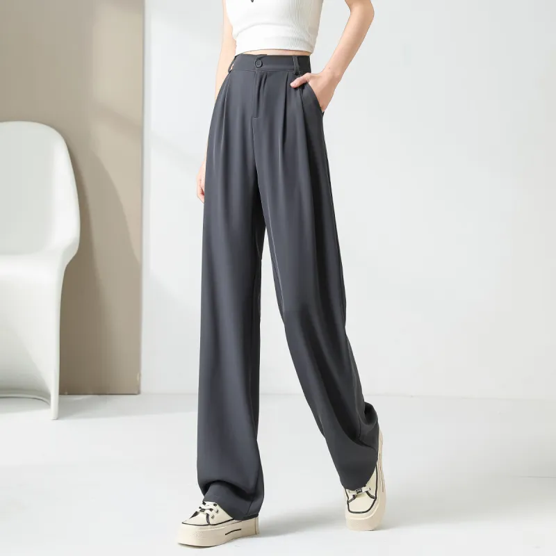 Ya Sheep People Casual Pants Women's Dark Gray-5