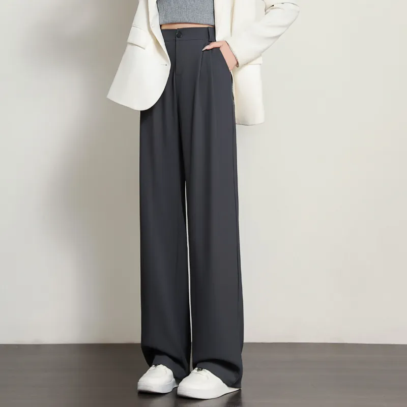 Ya Sheep People Casual Pants Women's Dark Gray-11