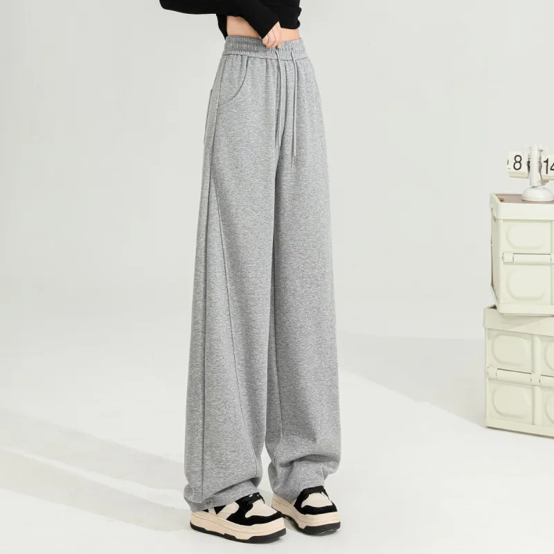 Ya Sheep People Casual Pants Women's Light Gray-8