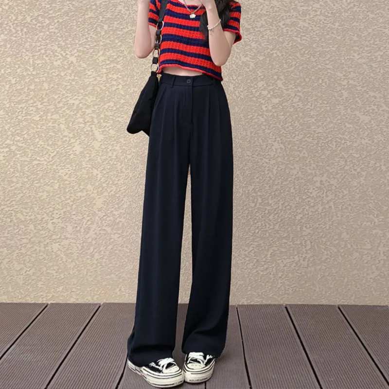 Ya Sheep People Casual Pants Women's Black-2
