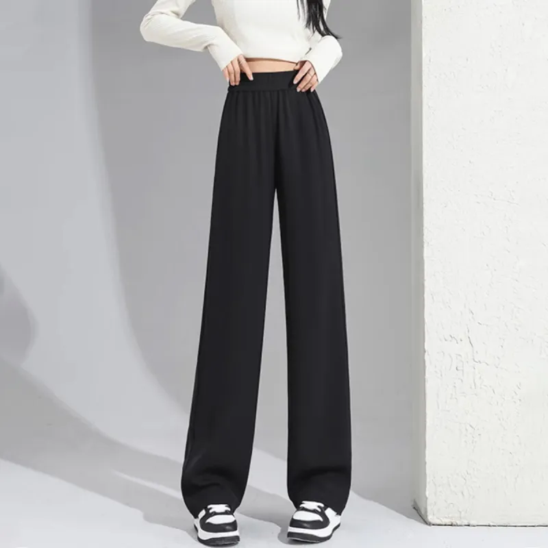 Ya Sheep People Casual Pants Women's Black-1