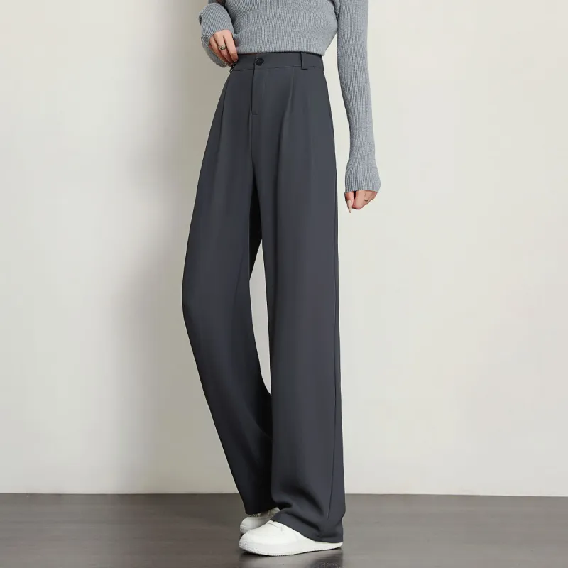 Ya Sheep People Casual Pants Women's Dark Gray-17