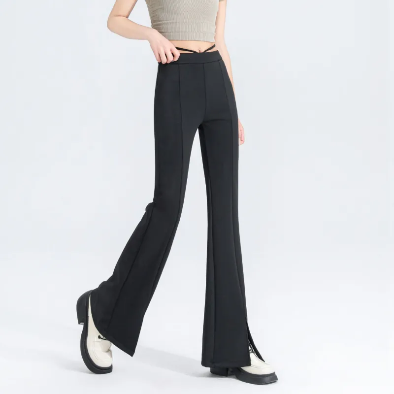 Ya Sheep People Casual Pants Women's Black-5