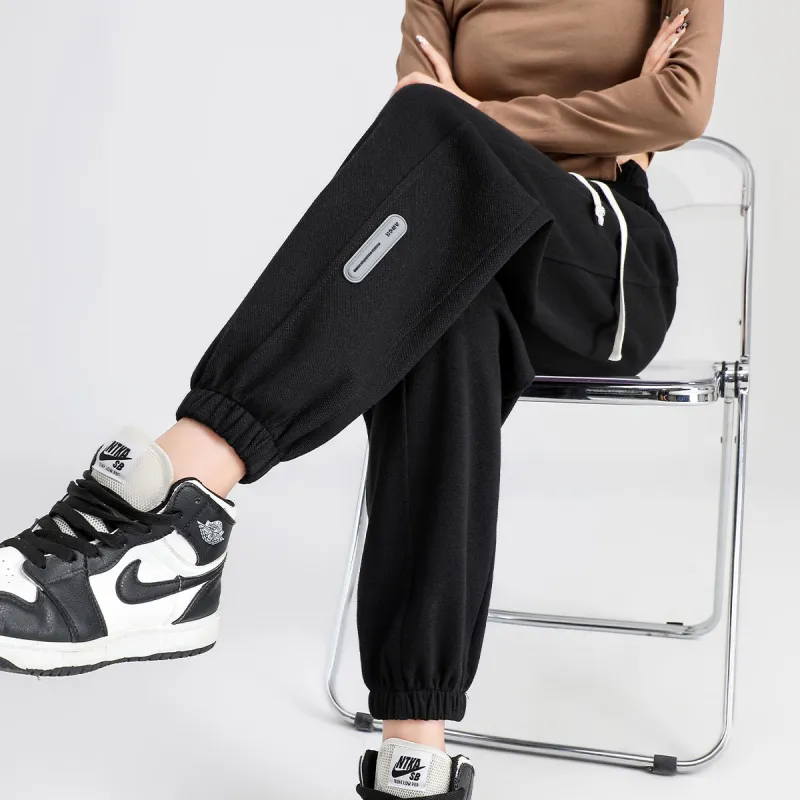 Ya Sheep People Casual Pants Women's Black-5