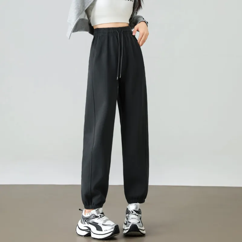 Ya Sheep People Casual Pants Women's Dark Gray-4
