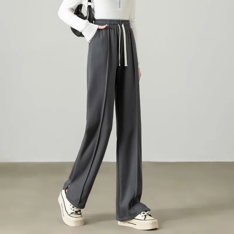 Ya Sheep People Casual Pants Women's Dark Gray-2