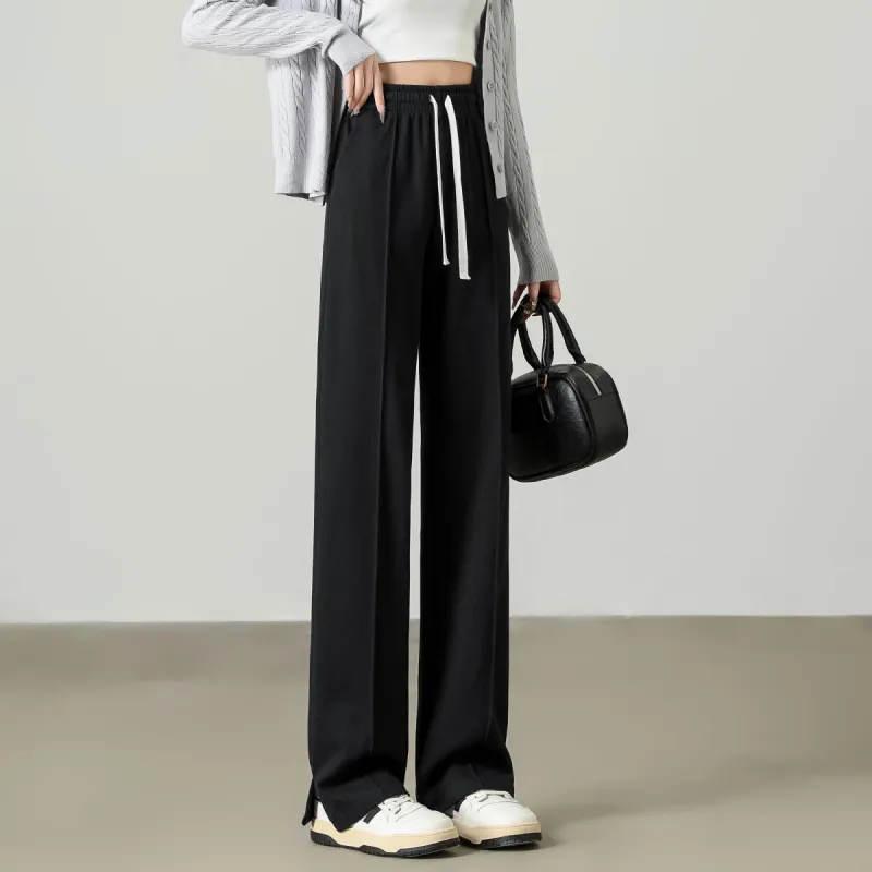 Ya Sheep People Casual Pants Women's Black-7