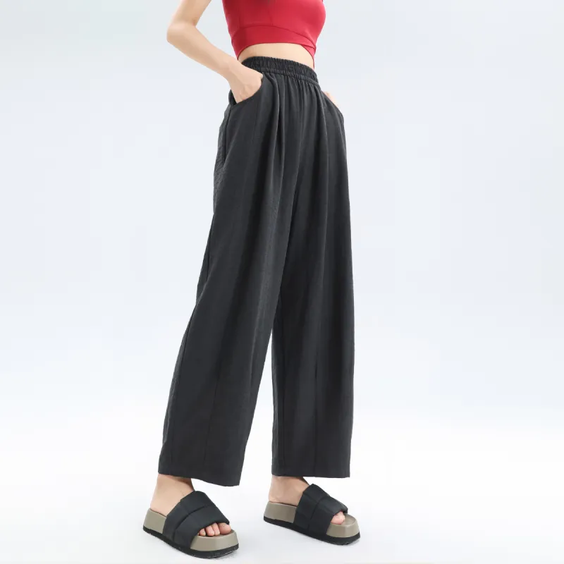 Ya Sheep People Casual Pants Women's Black-6