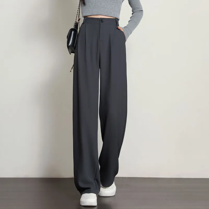 Ya Sheep People Casual Pants Women's Dark Gray-8