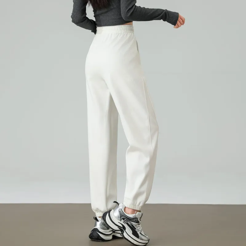 Ya Sheep People Casual Pants Women's White-4