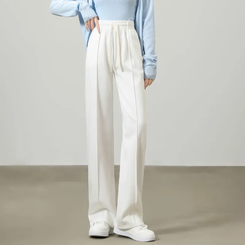 Ya Sheep People Casual Pants Women's White-15