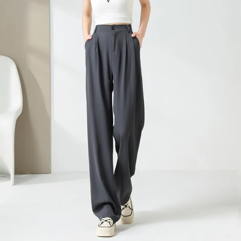 Ya Sheep People Casual Pants Women's Dark Gray-9
