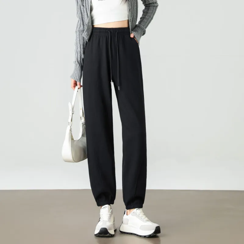 Ya Sheep People Casual Pants Women's Black-6