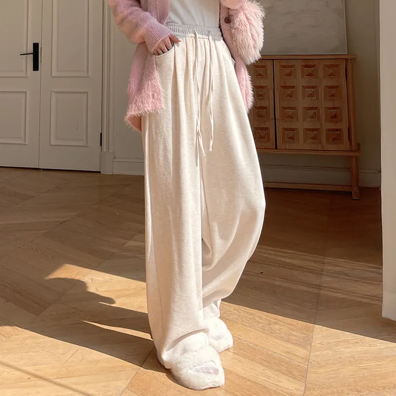 Ya Sheep People Casual Pants Women's Ecru-20