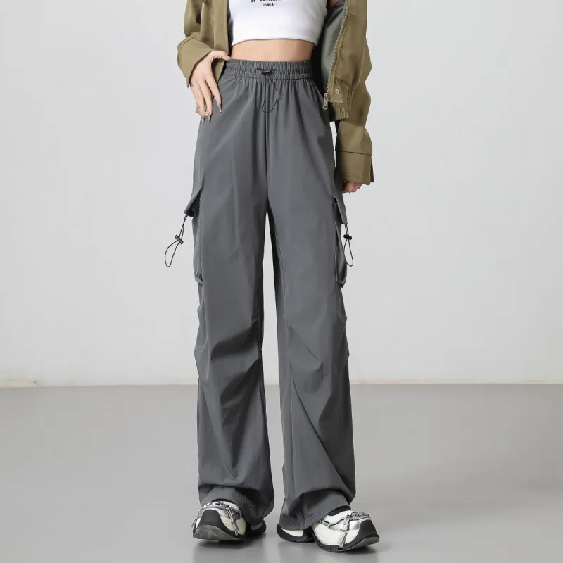Ya Sheep People Casual Pants Women's Gray-7