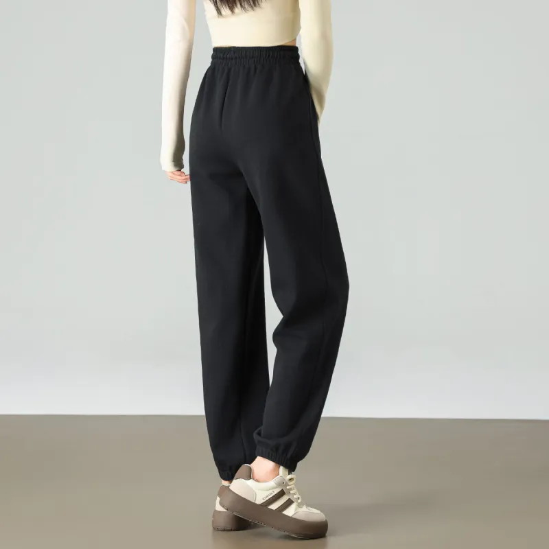 Ya Sheep People Casual Pants Women's Black-5