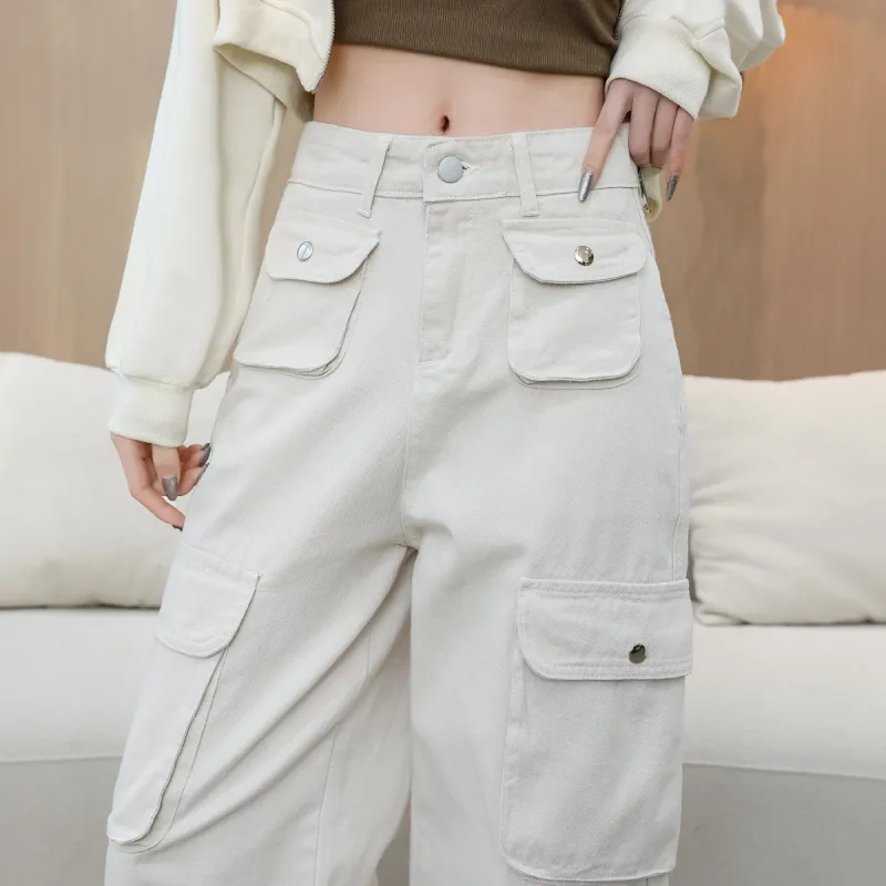 Ya Sheep People Jeans Unisex Sand White-2