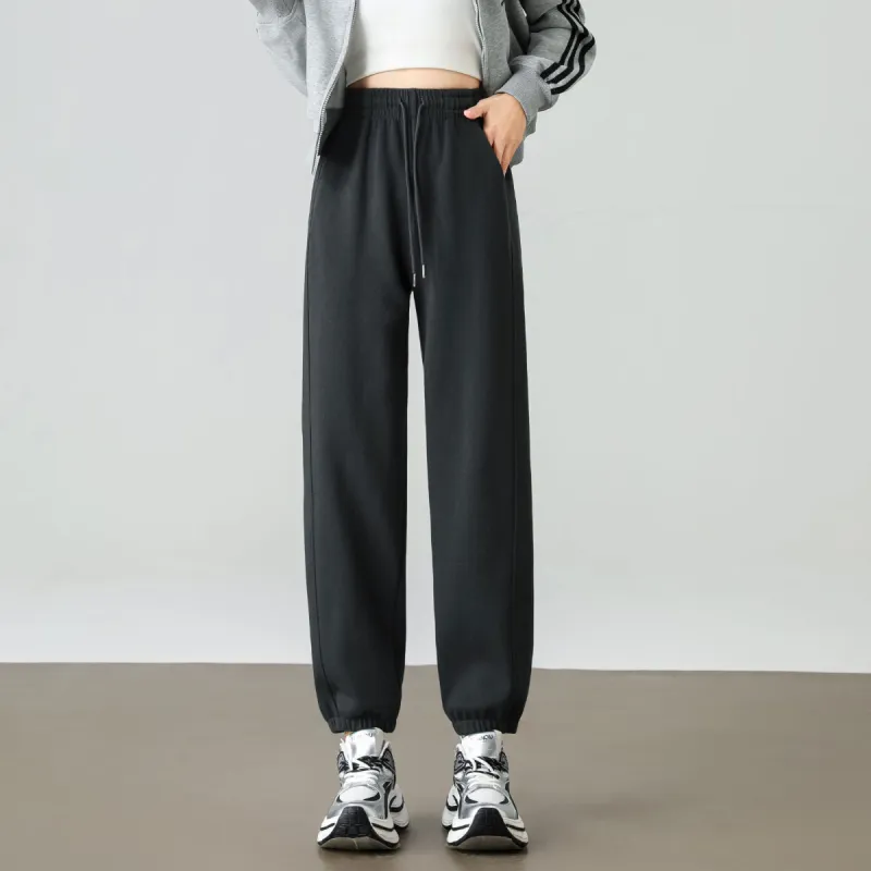 Ya Sheep People Casual Pants Women's Dark Gray-1